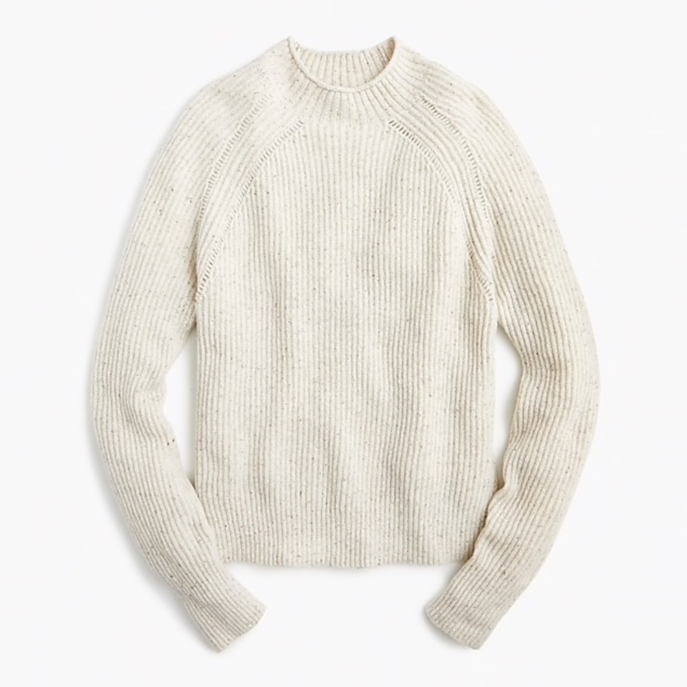 J. Crew Donegal Wool Pullover Mockneck Sweater NWT